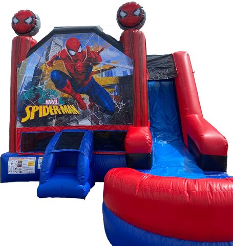 Spider-Man Bounce House Water Slide Rental
