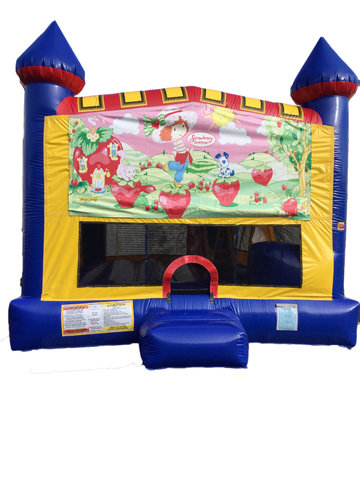Strawberry 4 n 1 Combo Bounce House
