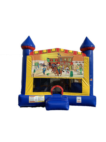 Western 4 n 1 Combo Bounce House