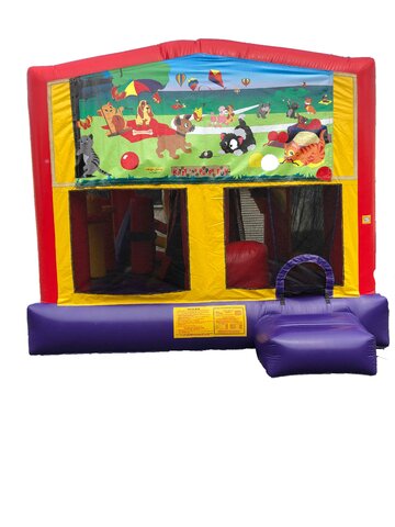 Kitty Puppy 5 n 1 Combo Bounce House
