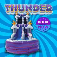 Purple Thunder 19ft Water Slide (Grass set up only)