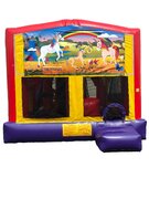 Unicorn 5 n 1 Combo Bounce House