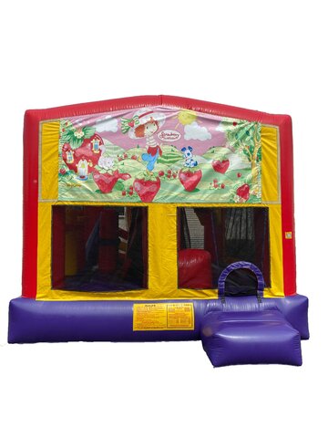Strawberry 5 n 1 Combo Bounce House