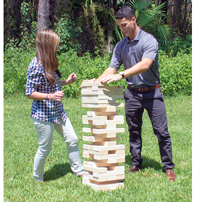 Giant Jenga - Jumpin Jack Splash Utah