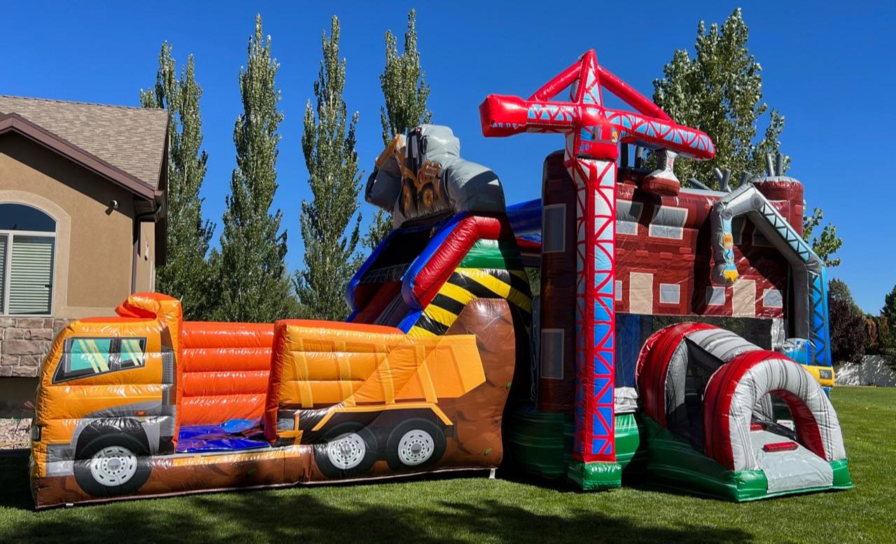 Construction Bounce House Combo