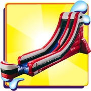 The Cowboy Splash Water Slide – 18ft Use Wet or Dry - Steep and Fun!