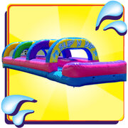 The Double Dipper - 37ft Slip-n-Slide Double Fun for Everyone!