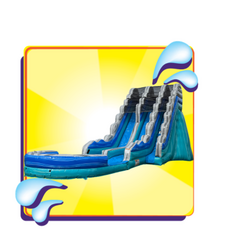 The Ocean Blue - 20ft Double Lane WET USE ONLY. Has a Large Deep Pool.