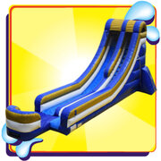 The Screamer Water Slide – 18ft Use Wet or Dry - Steep and Fun!