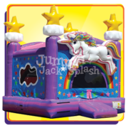 Unicorn Bounce House For Children 8-yr Old and Younger
