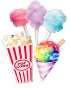 Concessions-Popcorn, Cotton Candy, & Sno-Cone Machine