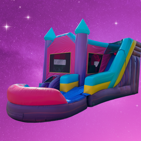 Dazzling Pink Water Slide Combo