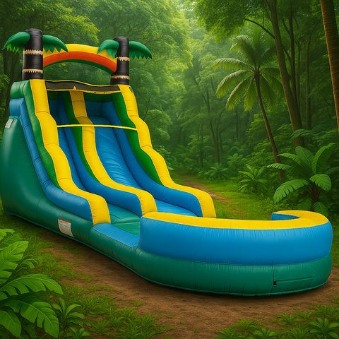 16ft Tropical Waterslide 