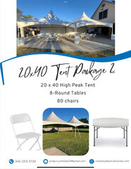 20x40 Tent Bundle Package 2