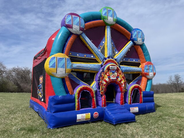 Ferris Wheel Bounce House Combo