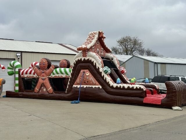 Gingerbread House Obstacle Course