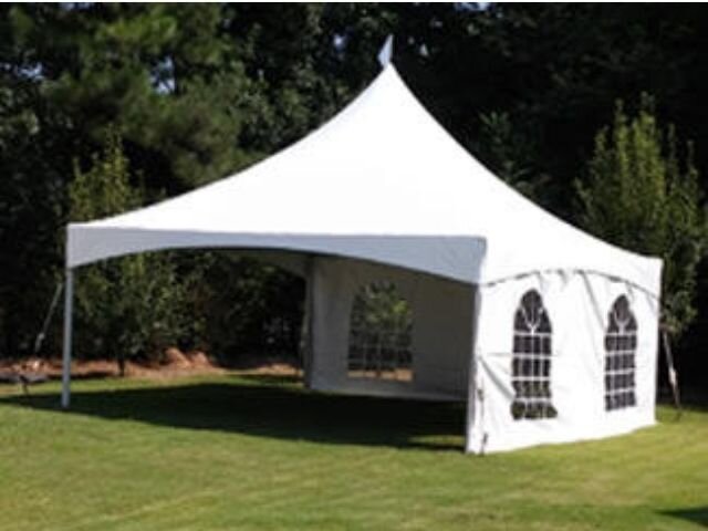 20' White Fast Shade Sidewall - Windows