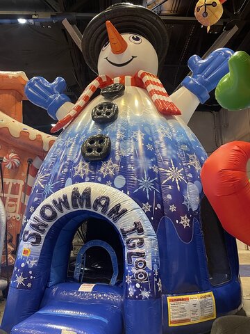 Snowman Igloo Bounce House