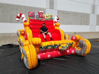 Santa's Sleigh Inflatable
