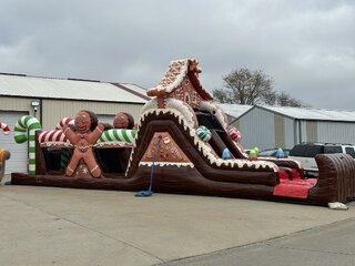 Gingerbread House Obstacle Course