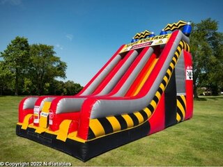 High Voltage 22ft Dual Lane Slide - Dry Only