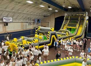 Toxic Rush 85ft Obstacle Course
