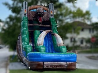 Jurassic Jr - 16ft - Single Lane Water Slide