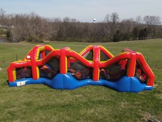 Ninja Zig Zag Obstacle Course