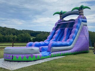 Purple Crush Water Slide 18ft Dual Lane