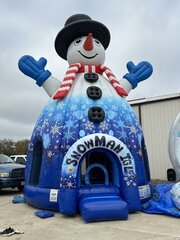 Snowman Igloo Bounce House