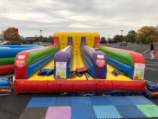 Three Lane Bungee Run