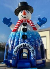 Snowman Igloo Bounce House