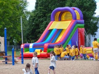 Wacky 18ft Single Lane Slide - Dry Only