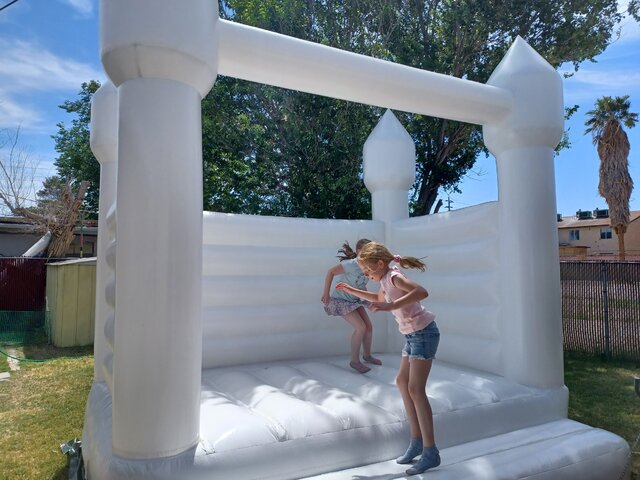 White Bounce House