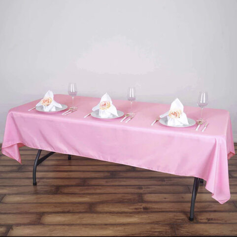 Pink tablecloth 60x102 