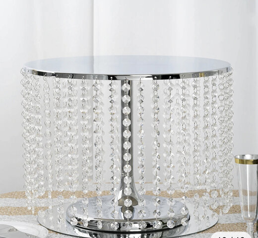 Dessert stand silver 12