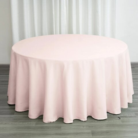 Blush Tablecloth 120” Round 