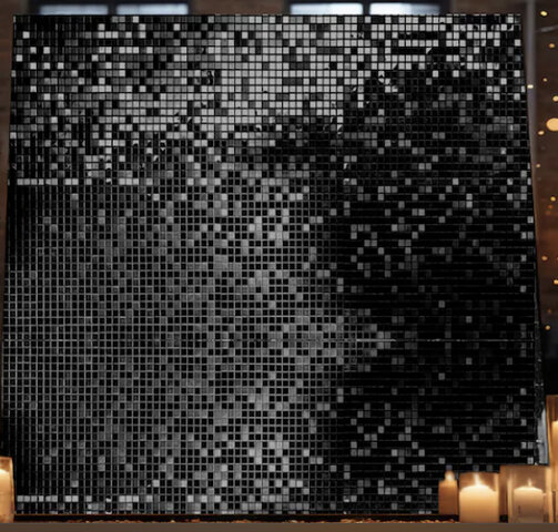 Black Shimmer Wall