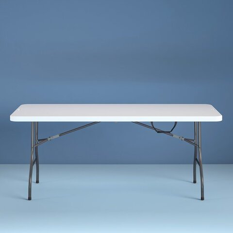 6ft rectangular table with setup/breakdown