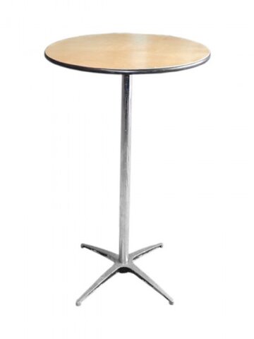 Belly bar table with setup/breakdown