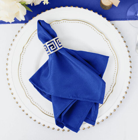 Royal Blue Napkin poly