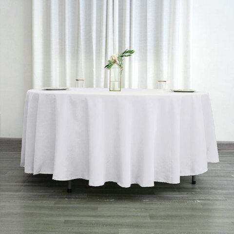 white tablecloth 108