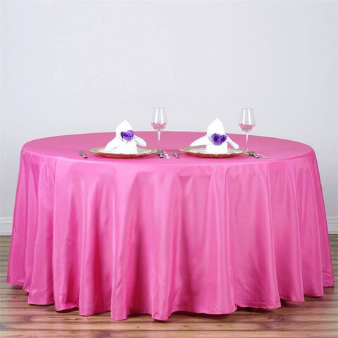 FUCHSIA TABLECLOTH 120