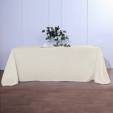 Ivory tablecloth 90x156