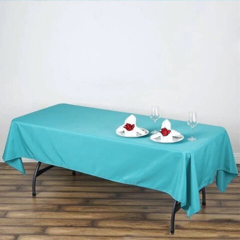 Turquoise tablecloth 60x102