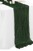 Cheesecloth runner hunter green 10ft long