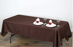 Brown tablecloth 60x102