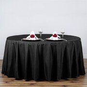 BLACK TABLECLOTH 120