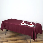 Burgundy tablecloth 60x102