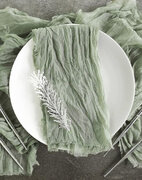 Sage cheesecloth napkin